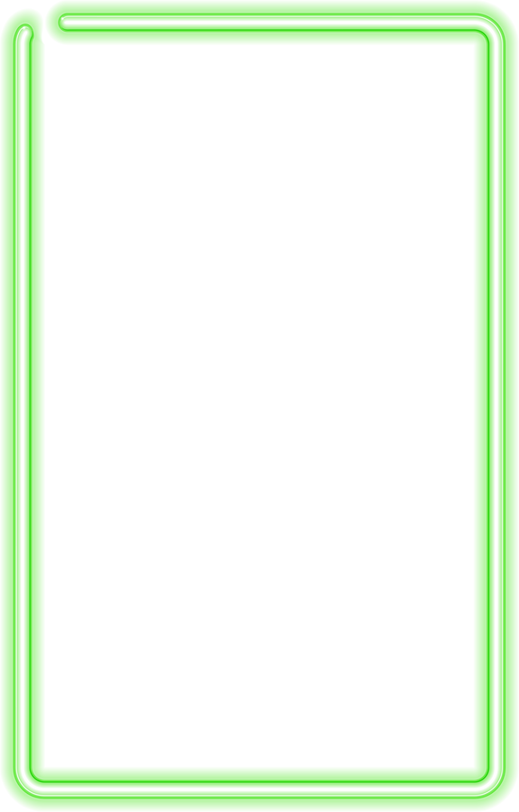 Green Neon Frame